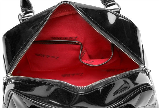 Black Rivet Clear Jelly Hobo Bag Studded Heart Charm Crossbody Purse |  Baginning