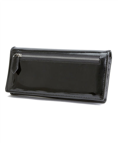 Lux de Ville New Getaway Shiny Black Wallet