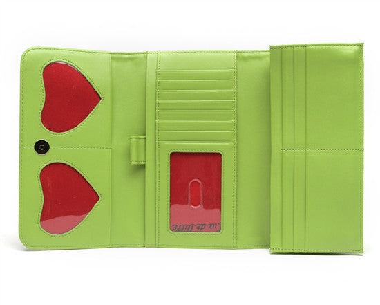 Lux de Ville Miss Lux Wallet in Baby Green Sparkle – Rockattoo