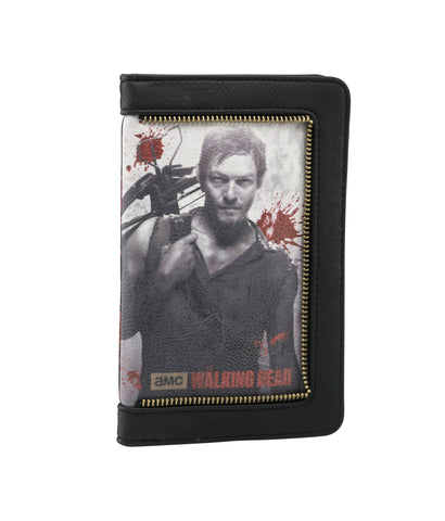 AMC Walking Dead Daryl with Crossbow Zippered Wallet