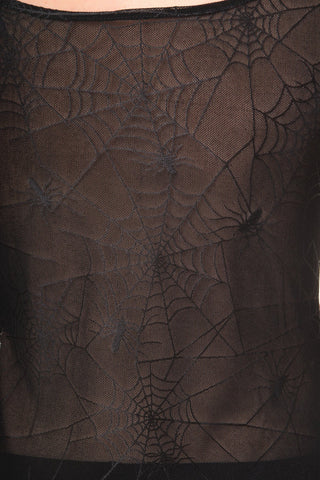 Elle Lace Spiderweb Top