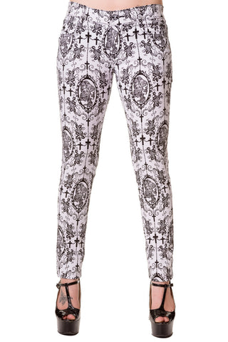 Cross Cameo White and Black Pants